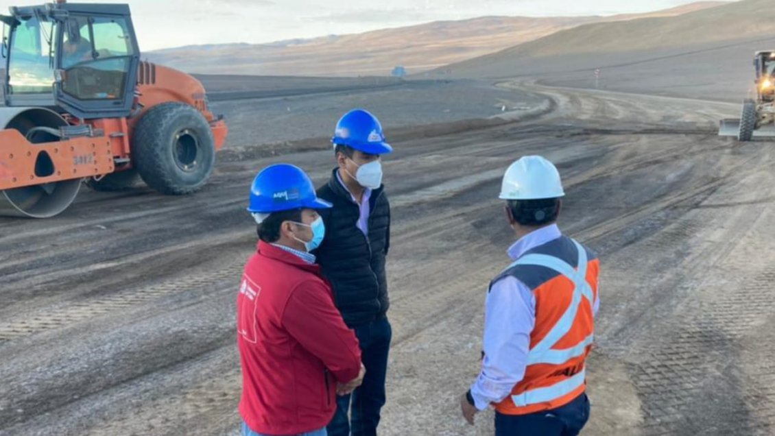 MOP dio inicio a obras viales en el camino a Paposo de Taltal