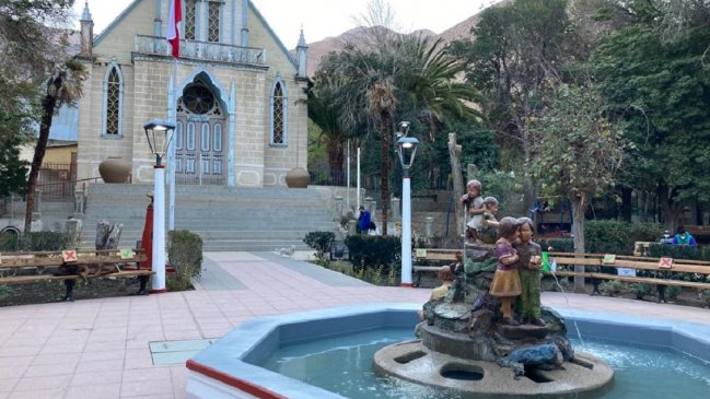 Tradicional plaza de Pisco Elqui reabrió al público tras mejoramiento