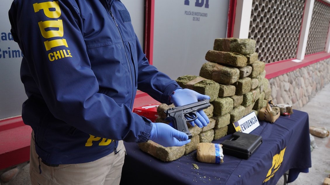 PDI incautó 107 kilos de marihuana en domicilio de Coquimbo