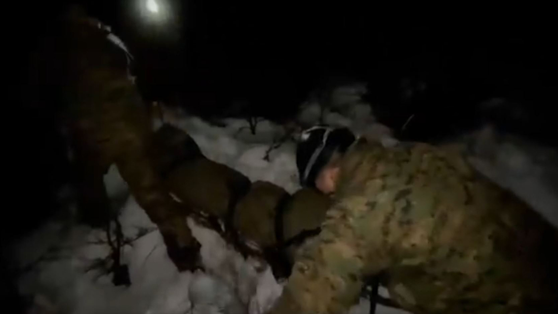 Ejército realiza rescate de un esquiador accidentado en Aysén