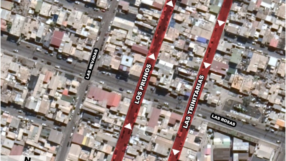 Confirman cambio de sentido en dos calles de Iquique