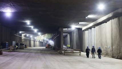   Autopista Américo Vespucio Oriente I tiene 80% de avance 