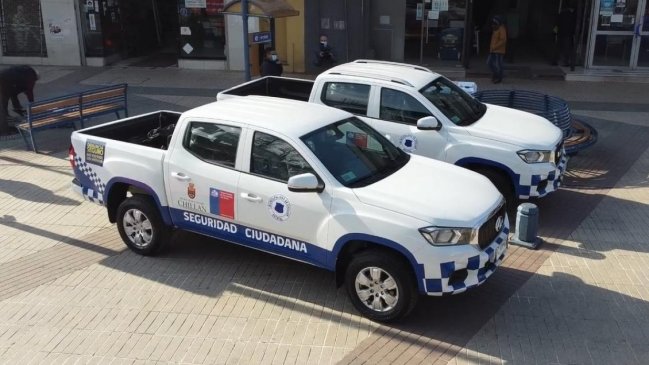 Chillán celebró “mes de la seguridad” con nuevas camionetas para patrullaje comunal