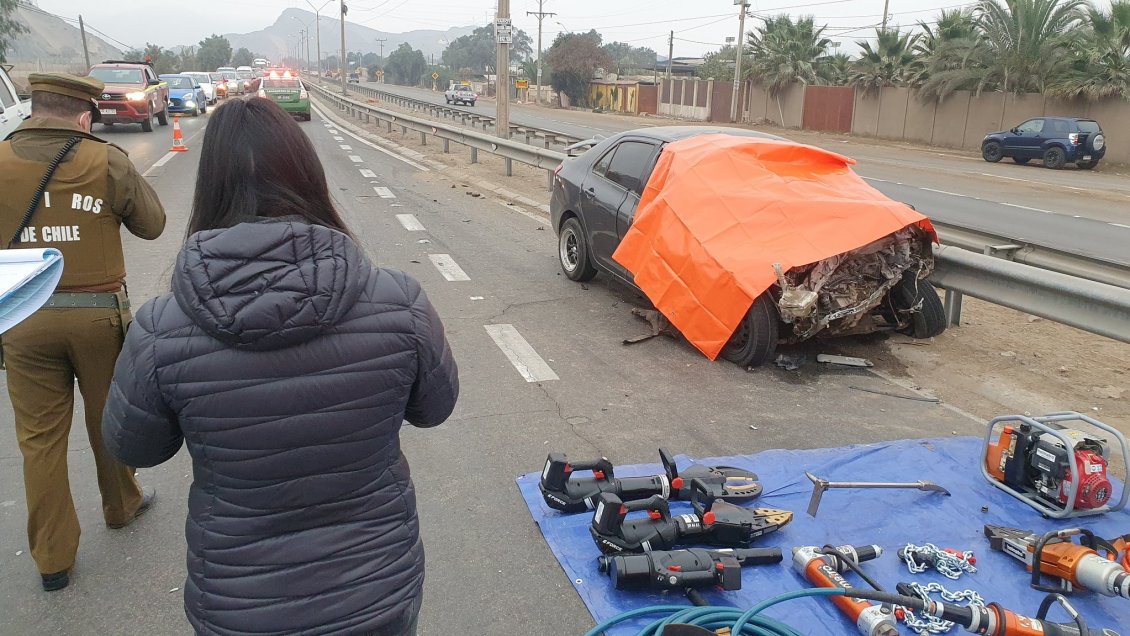Choque entre camión y automóvil dejó tres muertos en Copiapó