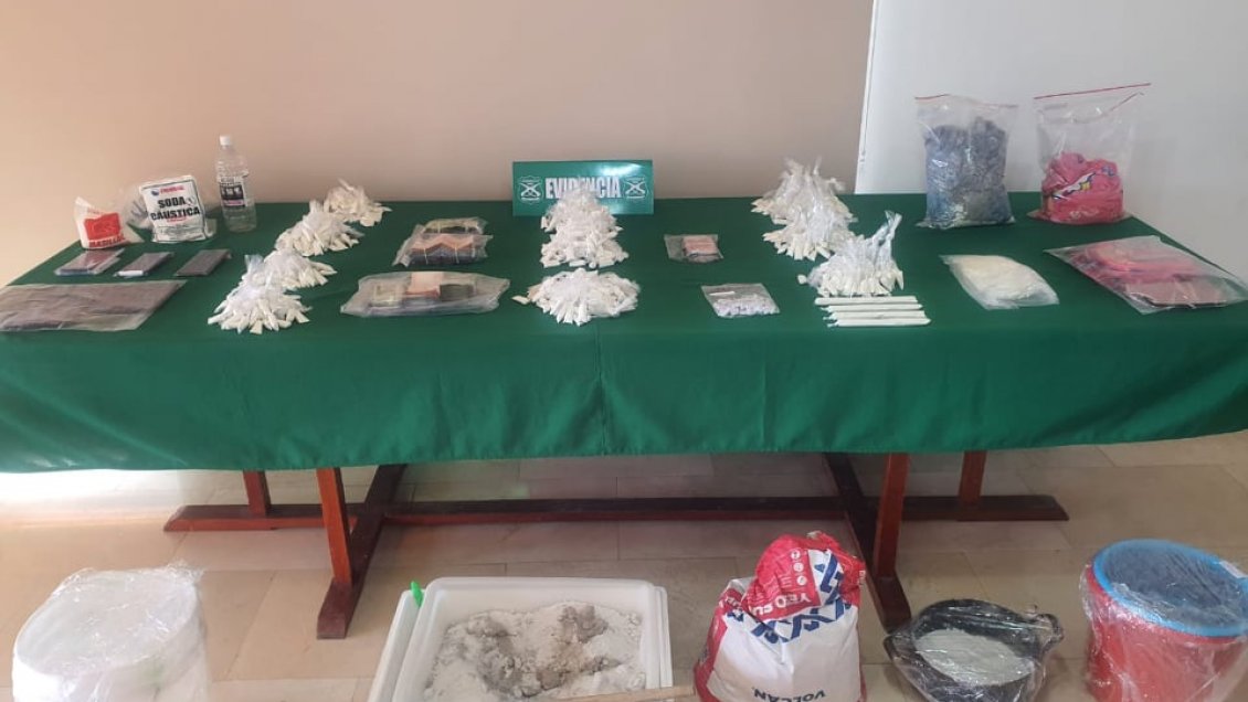 Detectan laboratorio clandestino de drogas en Iquique