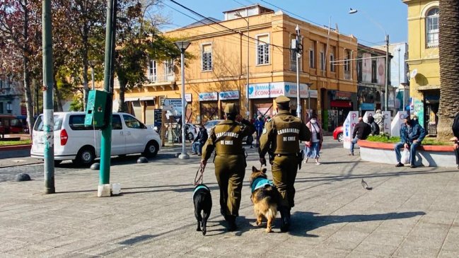 Detenidos por orden vigente aumentan en un 82% durante esta semana en el centro de Valparaíso