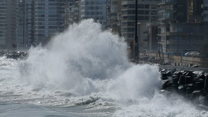   Intensas marejadas se registraron en la región de Valparaíso 