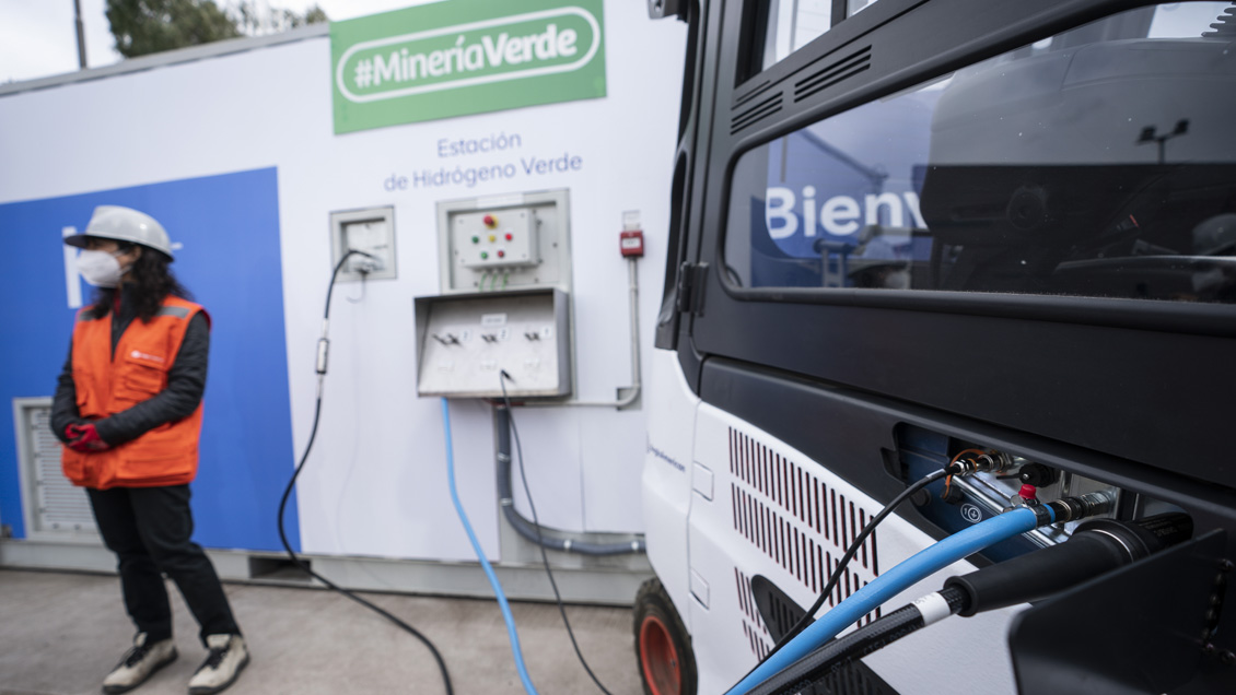 Chile produjo su primera molécula de hidrógeno verde para minería