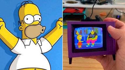   Crean mini réplica del televisor de 