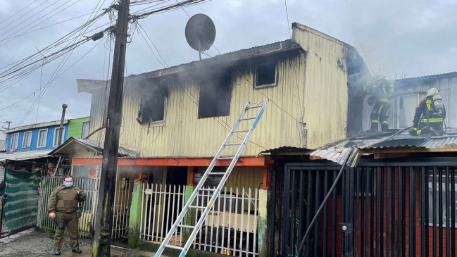 Joven murió en incendio que afectó una vivienda en Puerto Montt