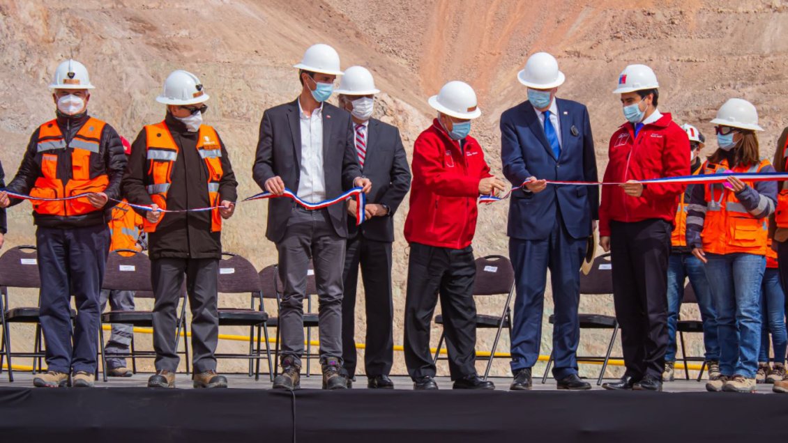 Inauguran obras que extenderán en 50 años la vida útil de la División Salvador de Codelco