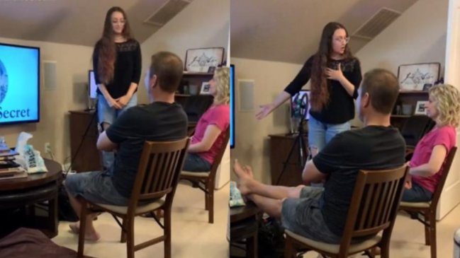 Joven contó a sus papás que es stripper con una presentación de Power Point