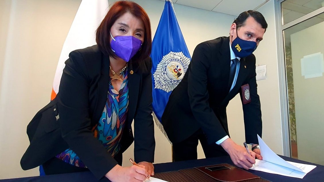 Fiscalía y PDI firmaron convenio para potenciar investigaciones penales en el Ñuble