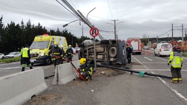 Accidente de tránsito dejó un lesionado grave en San Pedro de La Paz