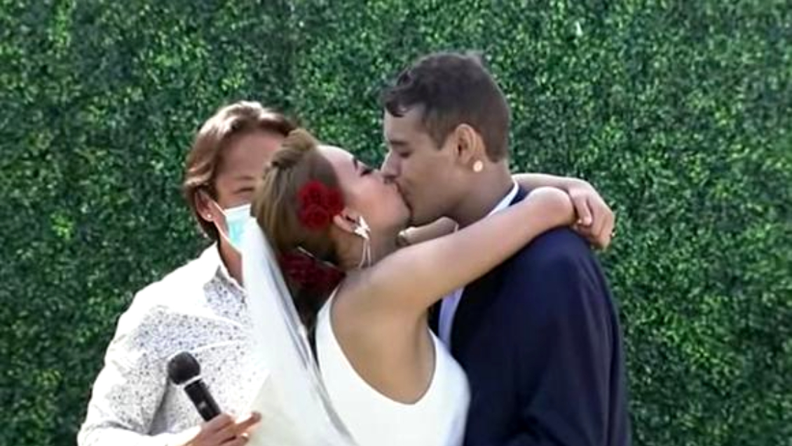 Joven se casó con su polola del colegio luego de enterarse que le quedan semanas de vida