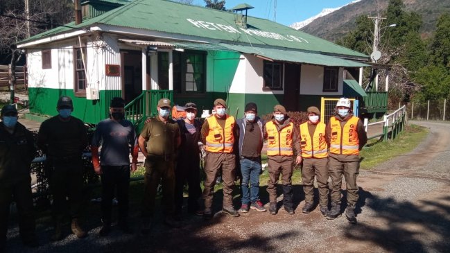 Encuentran a tres personas que estaban desaparecidas en la cordillera de O'Higgins