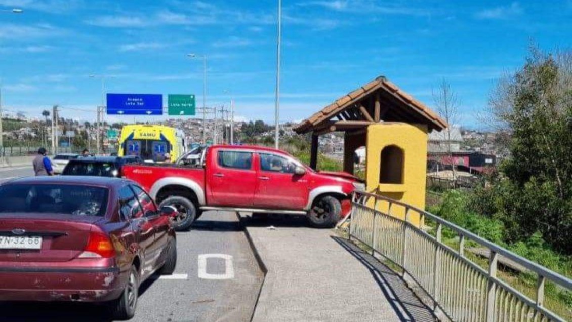 Conductor causó accidente de tránsito en el que murió su madre en Lota