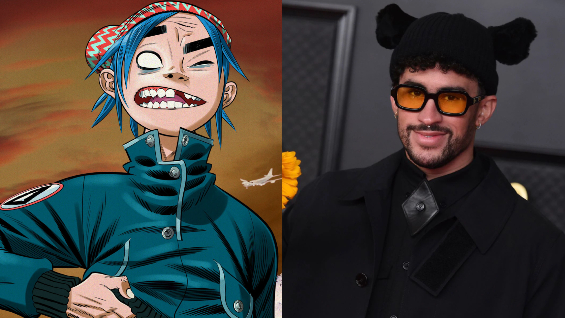 Damon Albarn anuncia colaboración entre Bad Bunny y Gorillaz