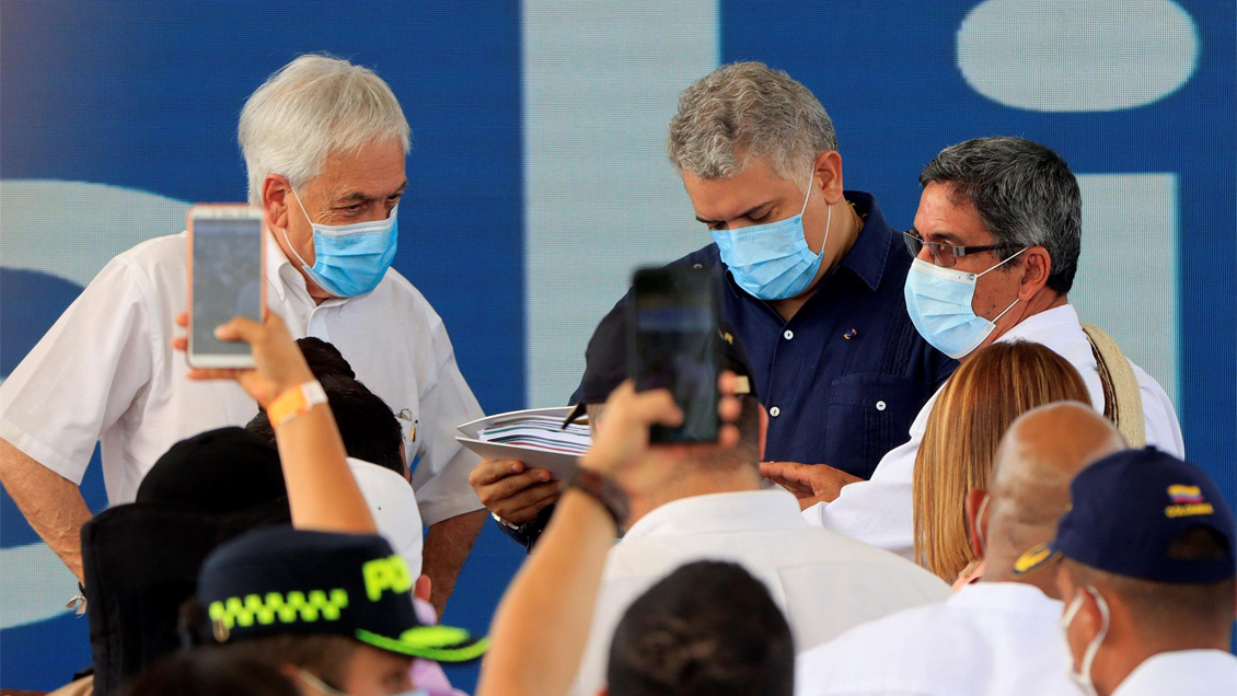 Piñera renovó apoyo a la paz de Colombia e impulsó la Alianza del Pacífico