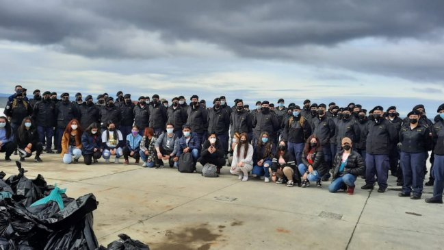 Operativo de limpieza en Punta Arenas recogió más de 1.500 kilos de basura