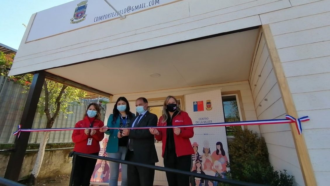 Inauguran en Portezuelo el primer Centro de la Mujer del Itata, tercero de Ñuble