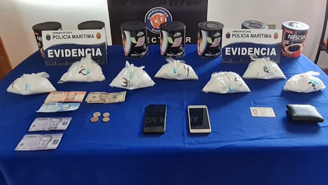 Pasajero de barcaza detenido con droga en Puerto Cisnes quedó en prisión preventiva