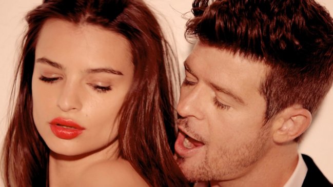 Emily Ratajkowski asegura que Robin Thicke la acosó sexualmente durante grabación de videoclip