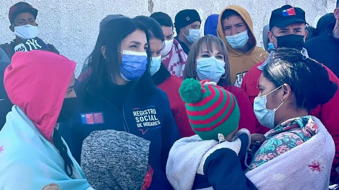 Ministra Rubilar en Colchane: 