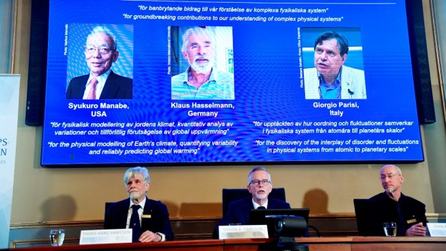  Nobel para la ciencia de los sistemas complejos que ayudan a prever el clima  