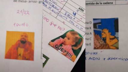  Profesora se hizo viral por corregir pruebas con memes  