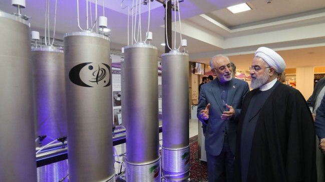   Irán dice haber producido 120 kilos de uranio enriquecido al 20% 
