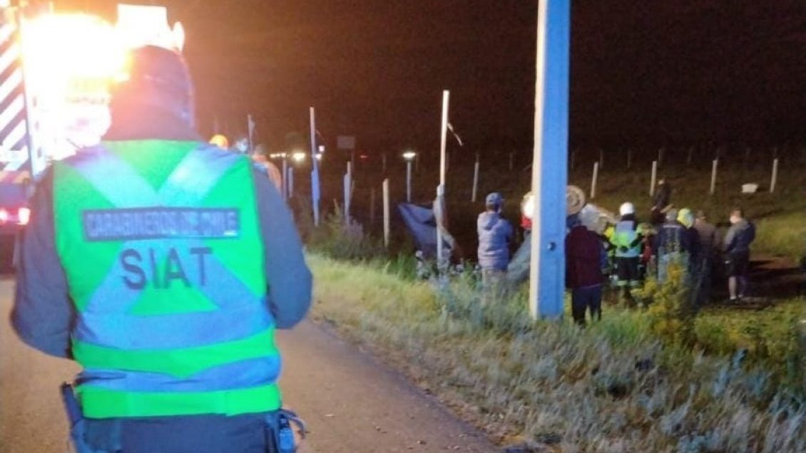 Choque frontal dejó dos fallecidos y tres lesionados en la ruta entre Chillán y Coihueco