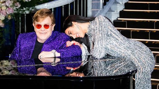 Elton John vuelve a los rankings tras 21 años de la mano de Dua Lipa