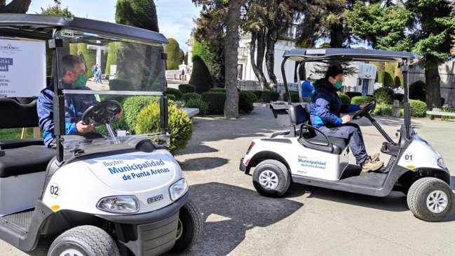 Cementerio Municipal de Punta Arenas estrenó vehículos de traslado para personas mayores y con movilidad reducida