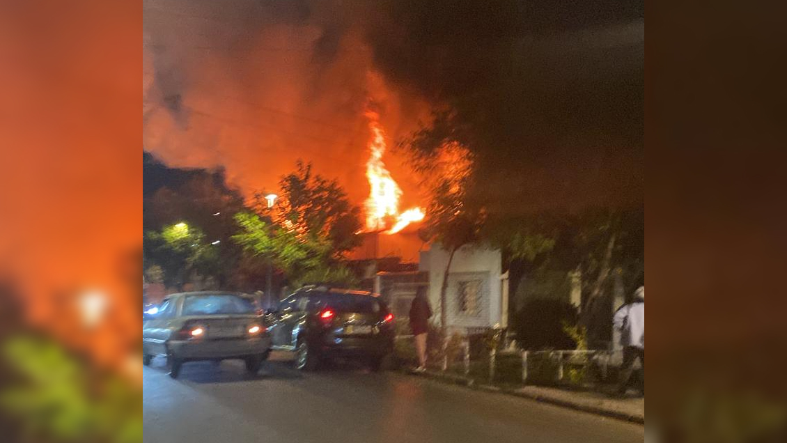 Una persona murió calcinada en incendio de una fábrica en San Ramón
