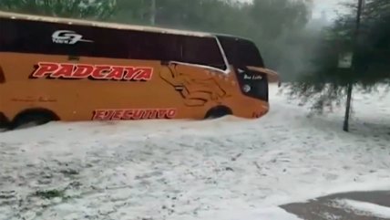   Fuerte granizada causó destrozos e inundaciones en ciudad boliviana 