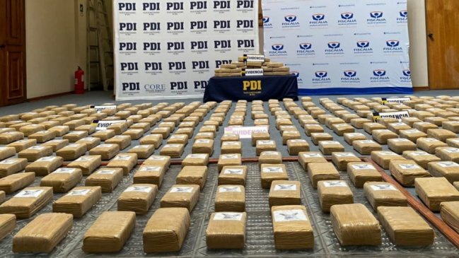 PDI incautó 385 kilos de marihuana acopiados al interior de Antofagasta