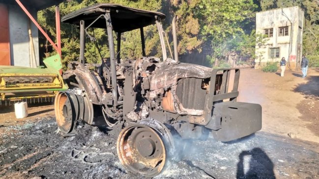 Encapuchados atacaron fundo del diputado RN Jorge Rathgeb en Traiguén