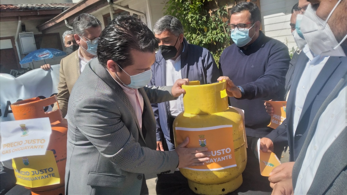 Municipio de Chiguayante espera iniciar venta de gas en un mes: 15 kilos costarán 15 mil pesos