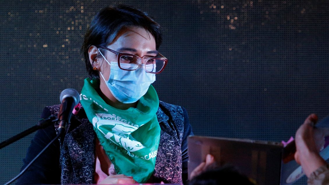 Fiscal realiza diligencias en el domicilio de Karina Oliva