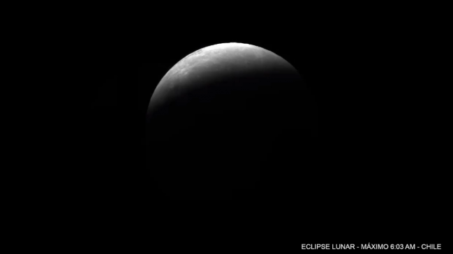  Chile presenció el eclipse lunar parcial más largo de los últimos 600 años  