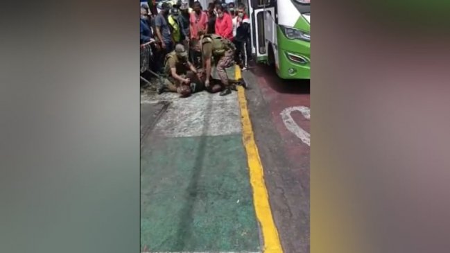 Reportan un carabinero herido y un detenido tras procedimiento policial en el centro de Iquique