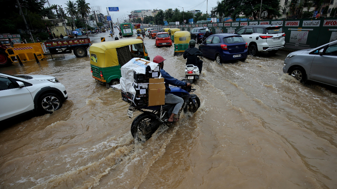 Casi una treintena de fallecidos dejaron las fuertes lluvias registradas al sur de India