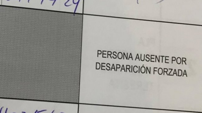 Padrón electoral refleja por primera vez a detenidos desaparecidos