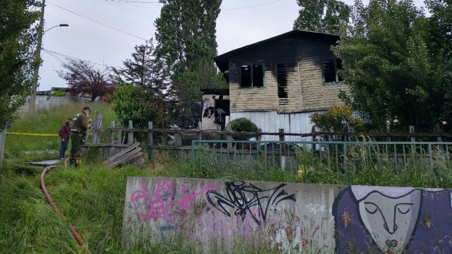 Anciana murió en incendio que consumió su casa en Coyhaique