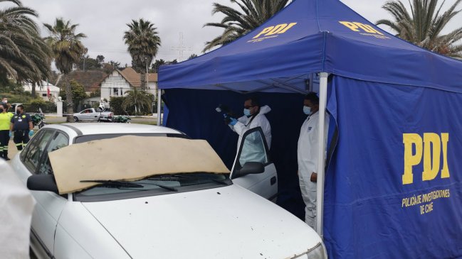 PDI investiga hallazgo de cadáver femenino al interior de vehículo en Viña del Mar