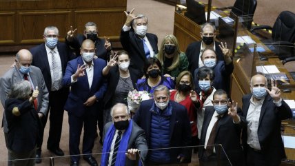   El cariñoso recibimiento en el Senado a Yasna Provoste tras las elecciones 