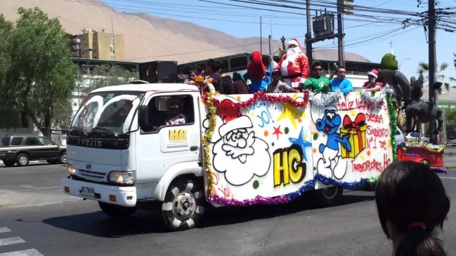  Establecen exigencias sanitarias para los tradicionales carros navideños en Iquique  