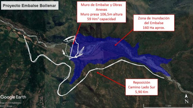 MOP recepciona informe final de estudio de factibilidad de embalse Bollenar en Rengo
