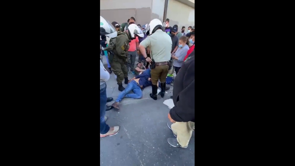 Vecinos de Concepción detuvieron a sujetos ebrios que embistieron contra tres motos